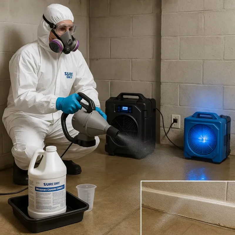 Sanitization and Odor Removal process in Riverbend, WA